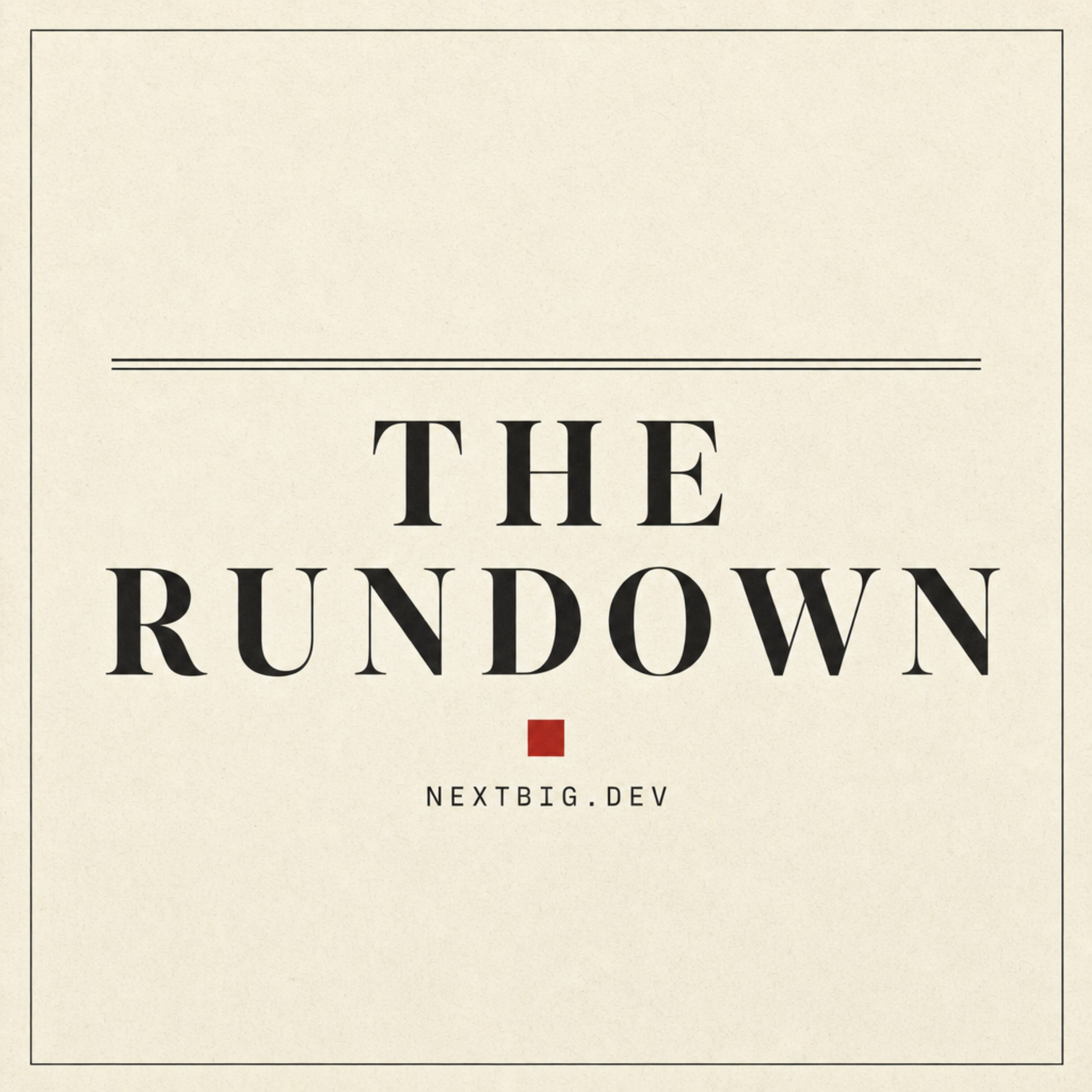 The Rundown — show artwork